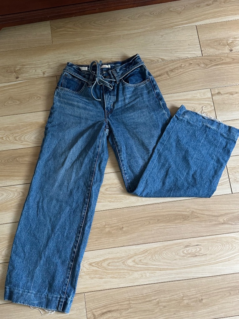 Levi’s Premium Tie Waist Wide Leg Jeans - Sz. 24